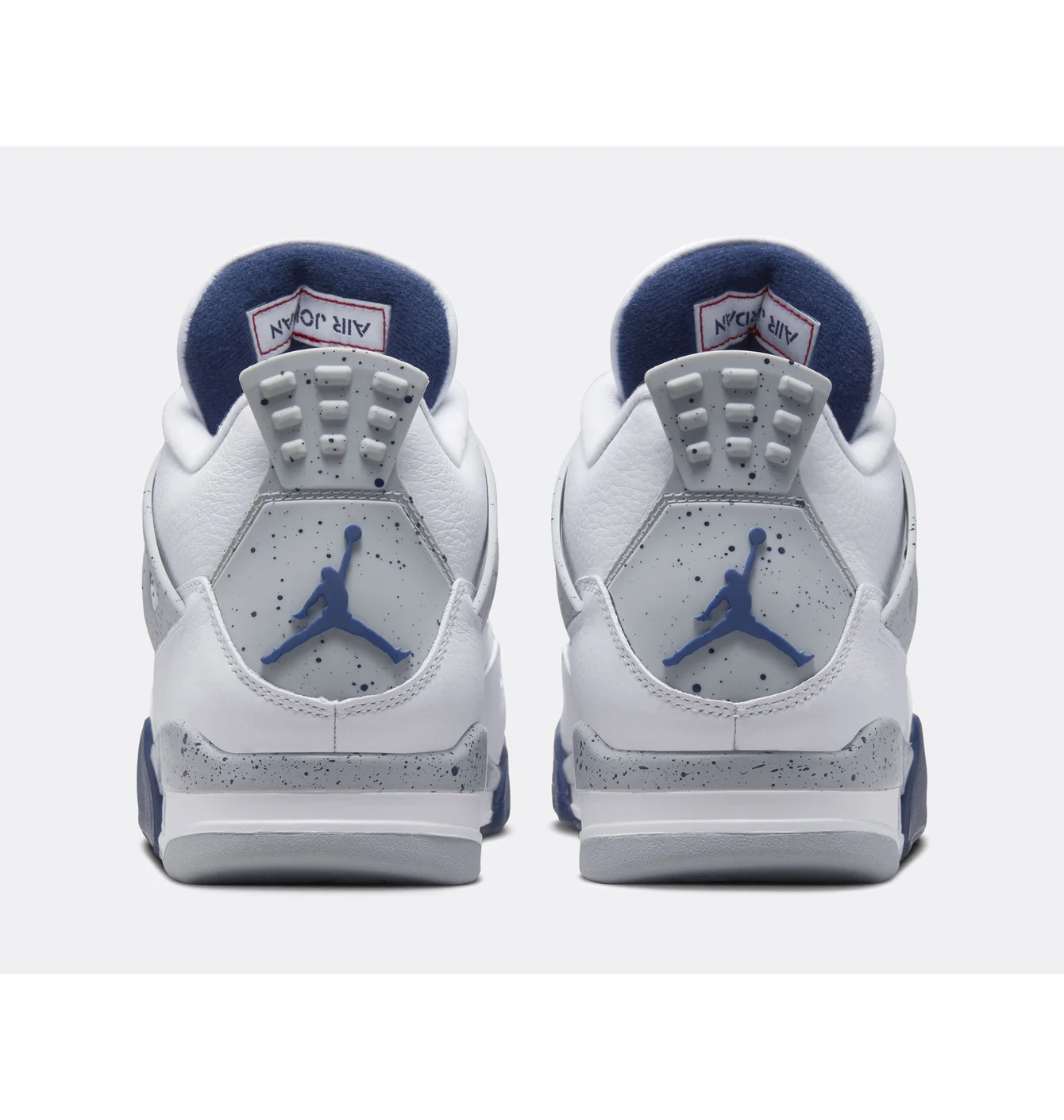 Nike Air Jordan 4 Retro White Midnight Navy - Зображення 3