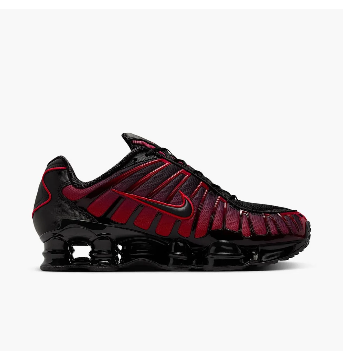 Nike Shox TL Black University Red Gradient - Зображення 2