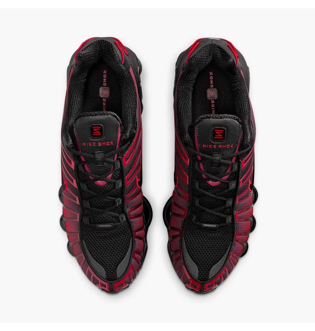 Nike Shox TL Black University Red Gradient - Зображення 3