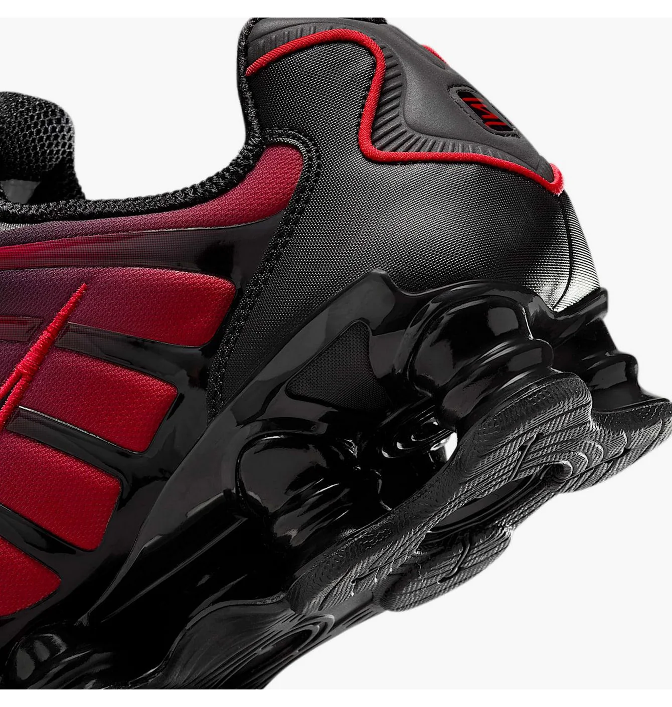 Nike Shox TL Black University Red Gradient - Зображення 7