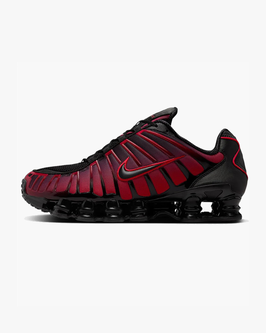 Nike Shox TL Black University Red Gradient